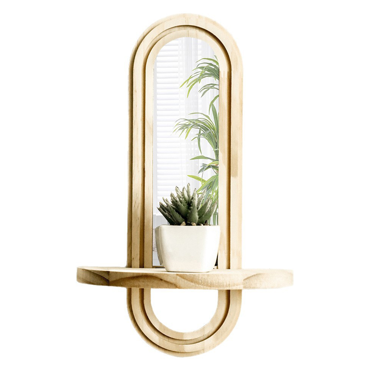 Home Bathroom Vanity - رف مرآة معلق على الحائط، رف