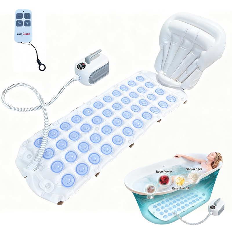 Bathtub Pillow Inflatable - مدلك حمام فقاعات السبا، وسادة تدليك