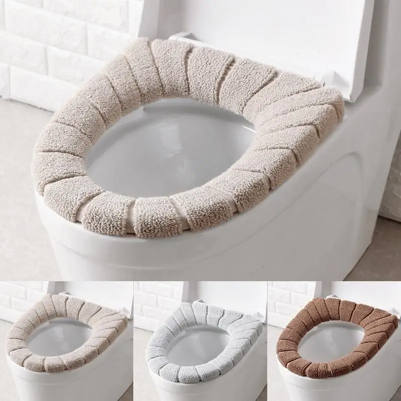 Tiny Home Bathroom Kit - غطاء مقعد المرحاض دافئ ناعم أكريليك