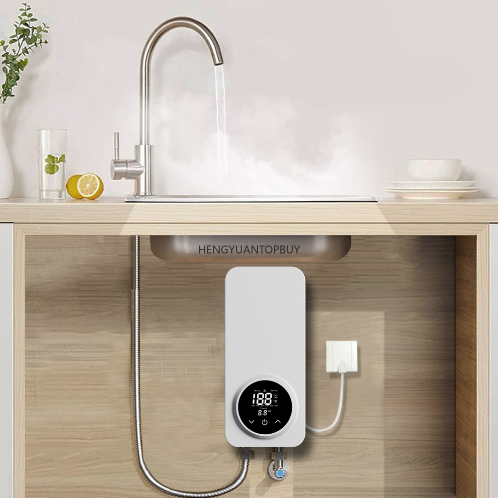Home Bathroom Geyser - سخان مياه كهربائي فوري صغير بدون