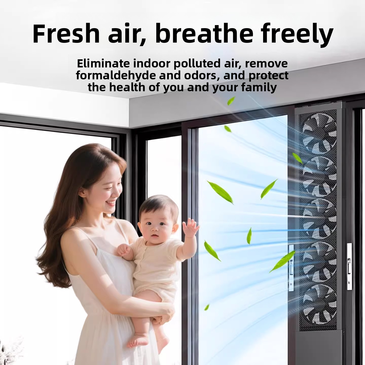 مروحة تهوية للنوافذ بدون حفر،  - مراجعة Home Bathroom Window وسعره