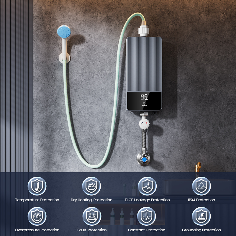 سخان مياه كهربائي فوري ذكي صغي - مراجعة Home Bathroom Geyser وسعره