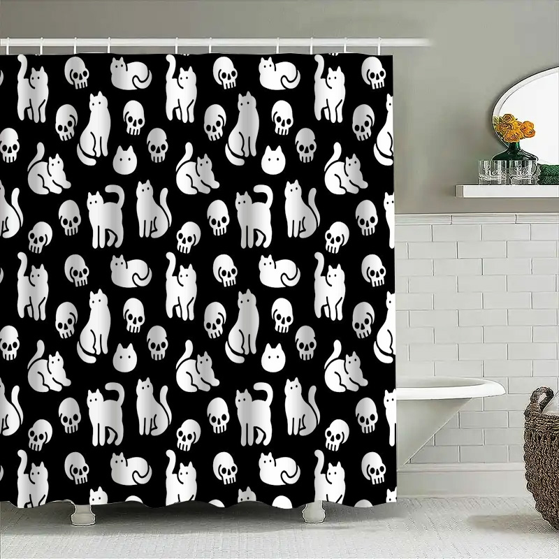 ستارة دش القط لطيف هريرة نمط ا - مراجعة Home Bathroom Design Ideas وسعره
