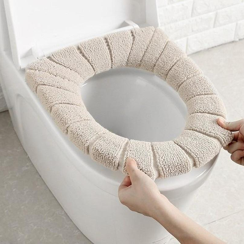 غطاء مقعد المرحاض دافئ ناعم أك - مراجعة Tiny Home Bathroom Kit وسعره