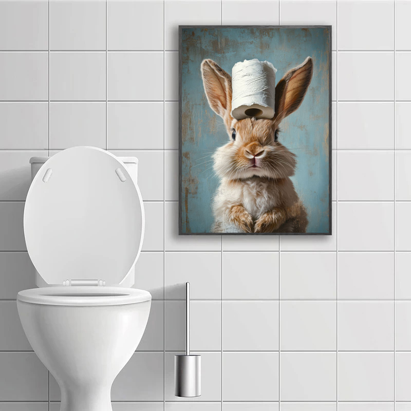 كارتون لطيف مضحك الحيوانات مع  - مراجعة Home Bathroom Pictures وسعره