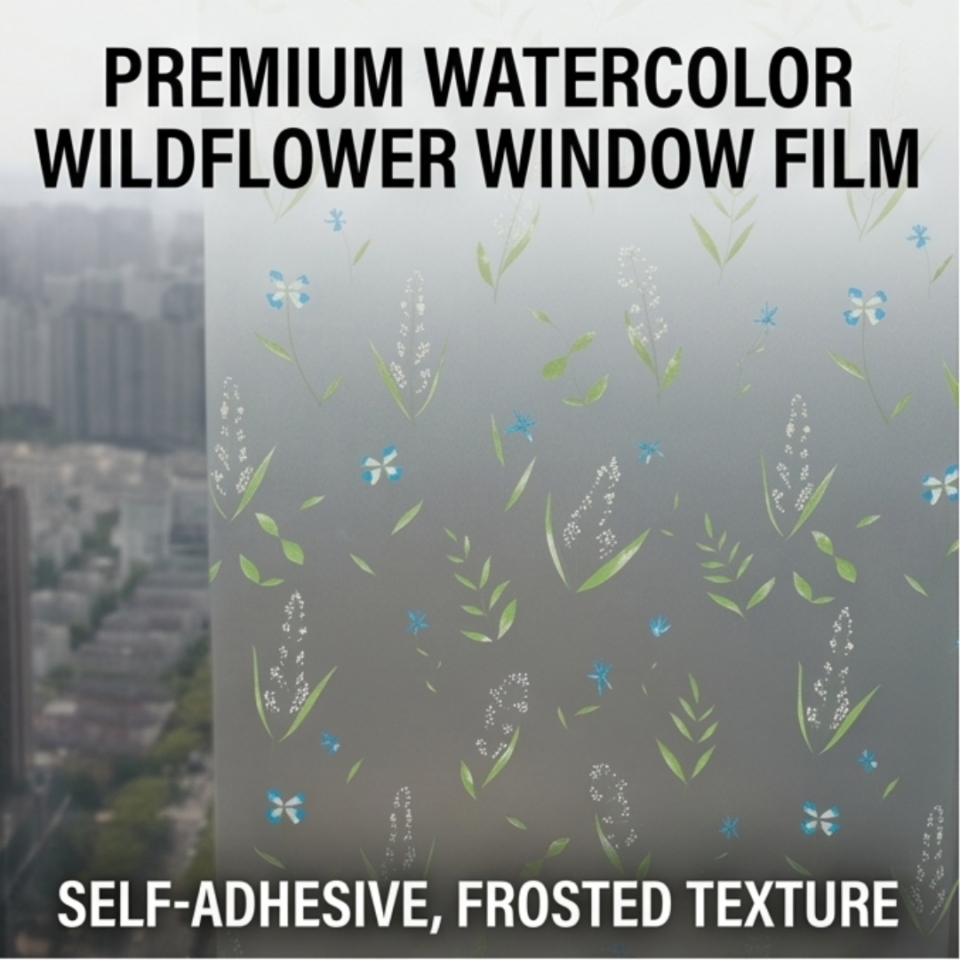 ملصق نافذة ذاتي اللصق بتصميم أ - مراجعة Home Bathroom Window وسعره
