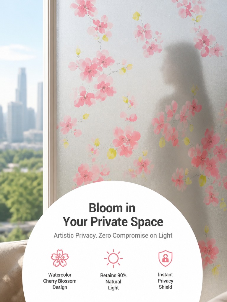 فيلم نوافذ للخصوصية مصقول شبه  - مراجعة Home Bathroom Window وسعره