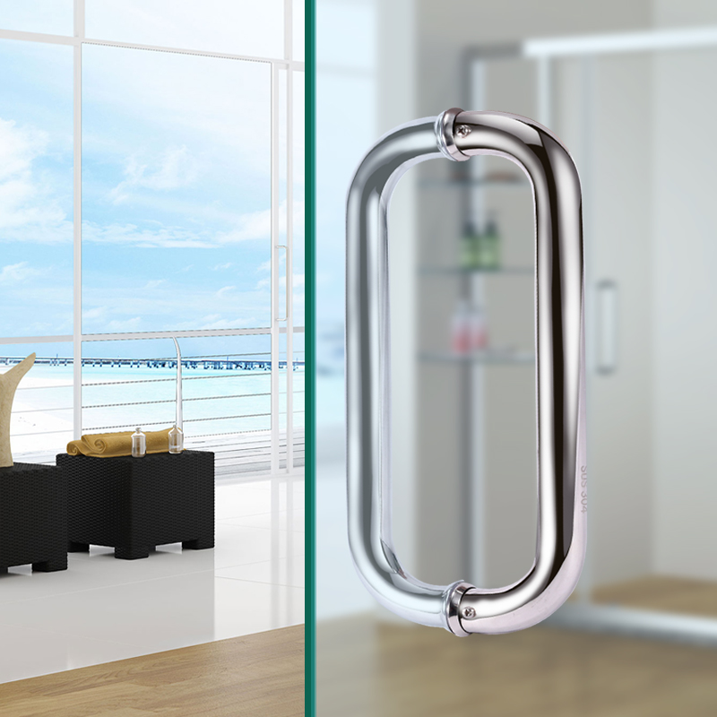 زوج من مقابض الأبواب الزجاجية  - مراجعة Tiny Home Bathroom Kit وسعره