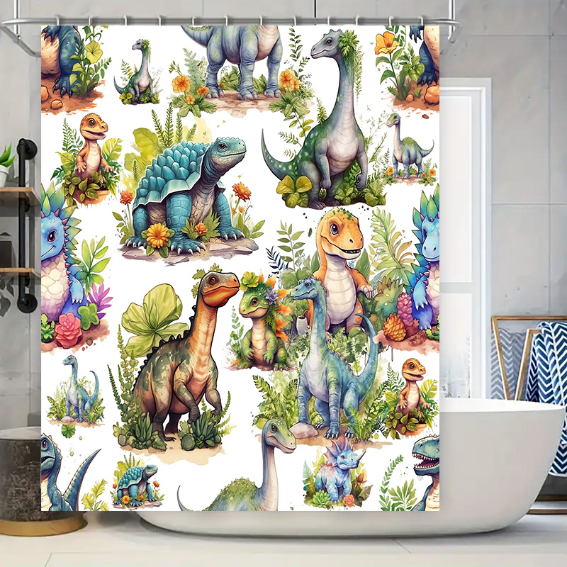 ستارة دش ديناصور ملونة: تصميم  - مراجعة Home Bathroom Design Ideas وسعره