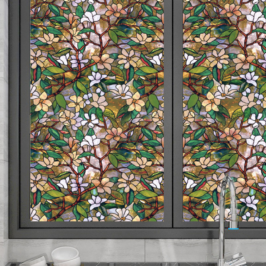 فيلم نوافذ كهروستاتيكي بنمط ال - مراجعة Home Bathroom Window وسعره