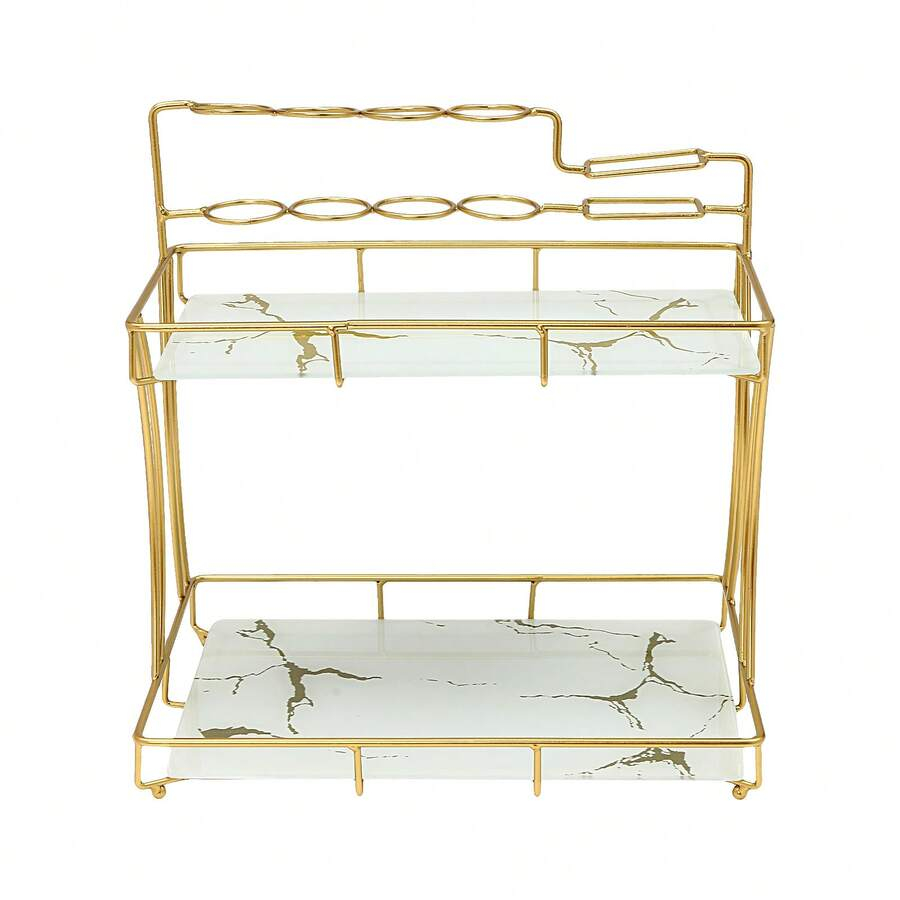 رفوف مكياج من طبقتين من رايناو - مراجعة Home Bathroom Vanity وسعره