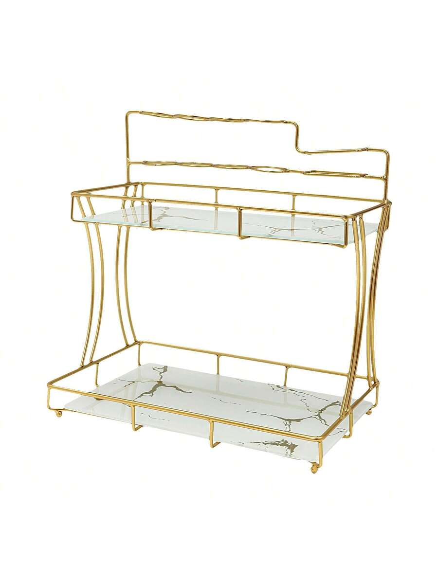 رفوف مكياج من طبقتين من رايناو - مراجعة Home Bathroom Vanity وسعره