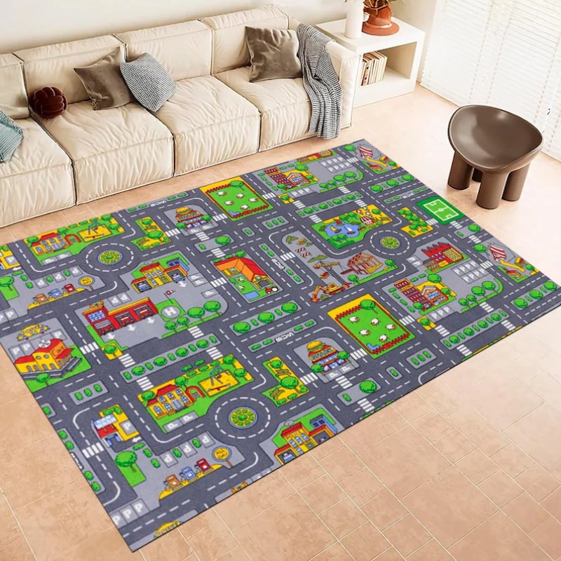 سجادة بتصميم خريطة شوارع المدي - مراجعة Home Bathroom Layout وسعره