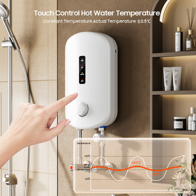 سخان مياه كهربائي فوري ذكي منز - مراجعة Home Bathroom Geyser وسعره