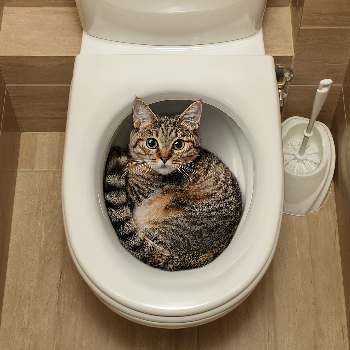 ثلاثية الأبعاد مضحك القط المرح - مراجعة Tiny Home Bathroom Kit وسعره