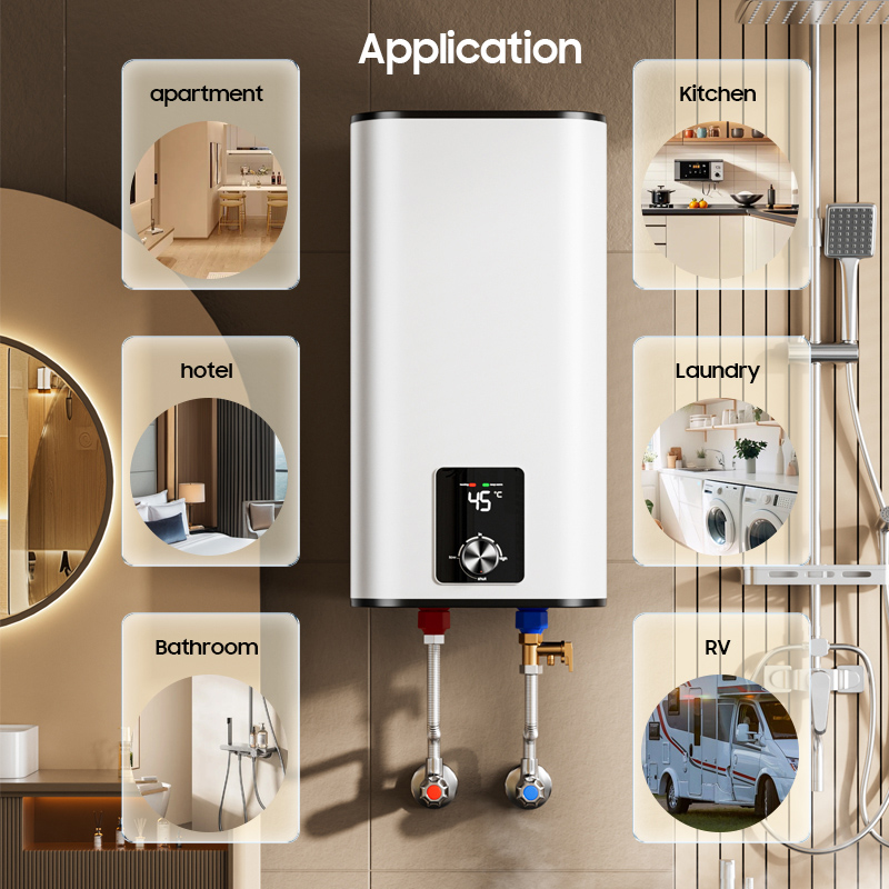 سخان مياه كهربائي منزلي عمودي  - مراجعة Home Bathroom Geyser وسعره